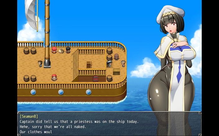 Cumming Gaming: Nymphomania Priestess Cuckold Hentai Game Ep.11 Kissing My GF After...