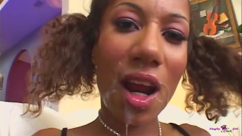 Naughty Black Girls: Captivating Ebony Chick Mya Enjoys a Wild Deep Anal Cock...