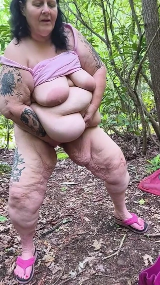 HerculesnVENUS: Creepy Stranger Watching Fat Slut in Woods Oops He Tripped