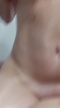 POV-fick und creampie - geölte MILF