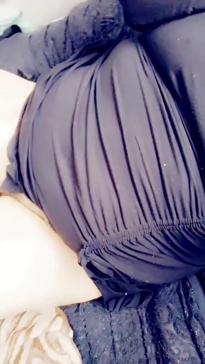 Domina Succubus: Black Dress with My Blue Dildo