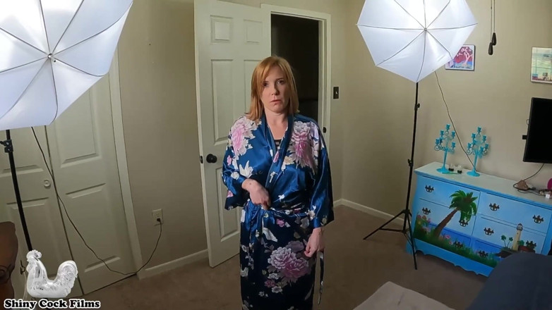 Jane Cane: Stepmom Poses Nude for Stepson - Jane Cane, Shiny Cock Films