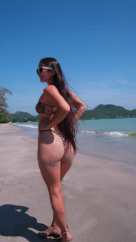 Dance and Tropical Chill in Sexy Bikini