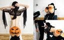 Minea xx2: Video de Halloween 2022 - follada por mi máquina de sexo anal...