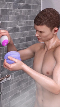 Lust Academy 20 - Samantha’s Steamy Shower Moment with James - 3D Adult Visual Novel