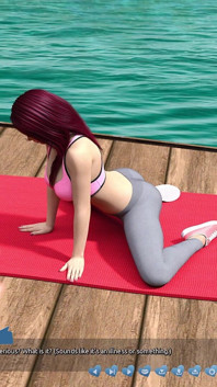 Membantu awek Panas - Yoga dengan Violet