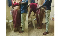 आंटी ने डिलीवरी बॉय के साथ मजा लिया