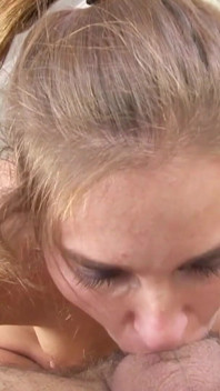 Skinny teen shows stepbrother her new cheerleader outfit - He'll fuck her right away