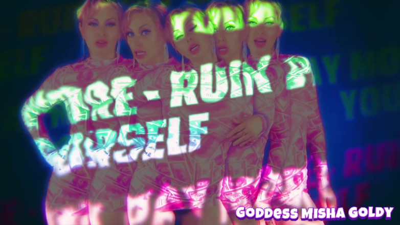 Goddess Misha Goldy: Financiële geest neukpartij! Geef meer uit dan je dacht - verpest...