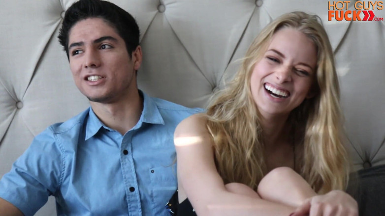 Hot Guys Fuck: Mexican Uncut College Jock Lucas Garza Fuck Blonde Freshmen