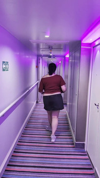 Cruise Ship Hallways Are for Flashing!