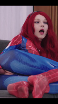 Spider Woman and Her Wet Needy Spider Holes. Thor's Hammer Cream