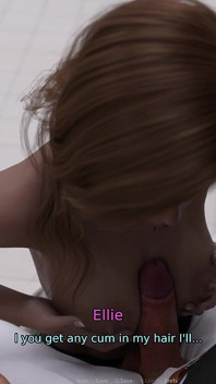 Awam Ellie Real Fuck Sidestory - Ellie começa a fazer pornô parte 2 - Ellie chupa o pau maciço de Dylan para fazer pornô
