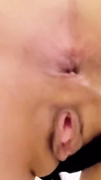 Influencer Tiiktoker jonge vrouw tengere anale creampie