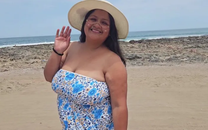 Latin Rain: Beach and Cum Swallow