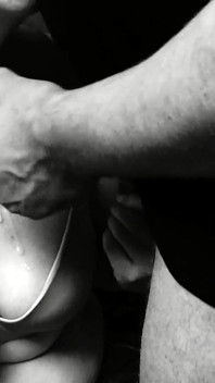 One Minute Blowjob & Massive Tit Cumshot