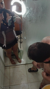 Behind the Scenes My Wife Shaving My Ass - Real Male Ass Fetish