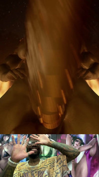 Big Huge Thicc Milky Ass Hard Cock Futa Orc Plops Her Cock All on Your Fucking Face