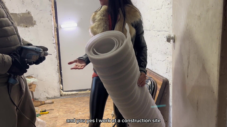 Frintteza: Step Mom Unexpected Suck Step Son Construction Worker?! He Cum...