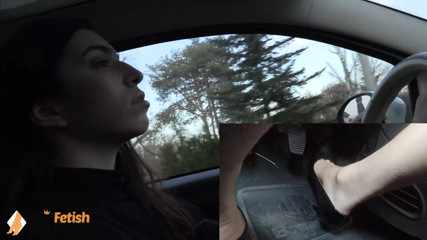 Foot Fetish HD: Tecla pedal pumping