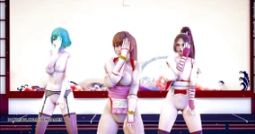GigaReolevo - Verslaving naakte dans Mai Shiranui L.K.K. Kasumi Doa