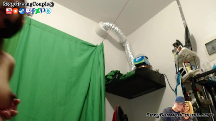 SexyGamingCouple: Aliah 37 weeks pregnant happy ending to our broadcast with lap...