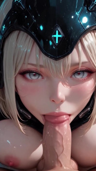 Latex Gamer Queen Virexa - Chrome POV - Ai Generated