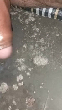 Indian Boy Black Dick Masturbate and Cum