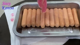 Sis-k Eating Sausages by Her Anal