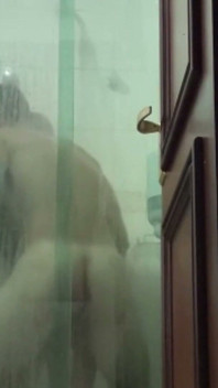 Fucked My Wife's Best Friend in the Shower After She Watched Me - Cum in Mouth