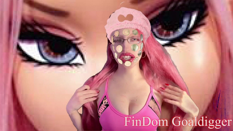 FinDom Goaldigger: Trasformazione della bellezza troia