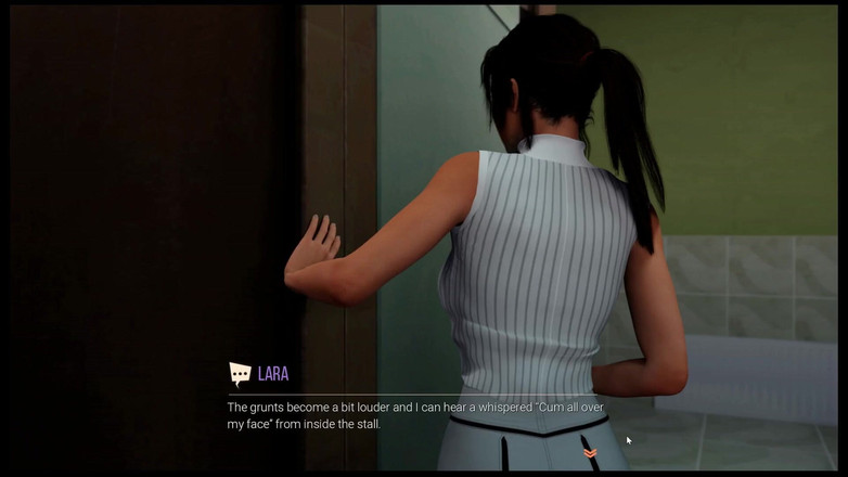 Cumming Gaming: Croft Adventures Oyunu Hentai Parodi Bölüm 4 Lara, kütüphanecinin mini eteğinin...