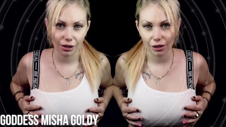 Goddess Misha Goldy: Binge, ruk en word helemaal stom voor mij!