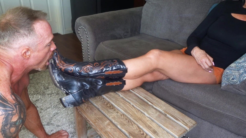 My BF Said You Have to Clean My Cowgirl Boots! Custom Clip (Goddess zephy)