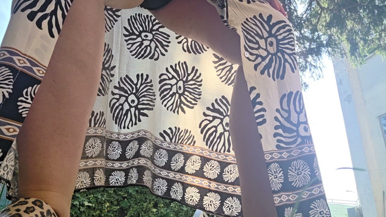 Nicoletta Embassi: Hot Sun in the Garden Minimal Bikini, Camouflage Sandals and...