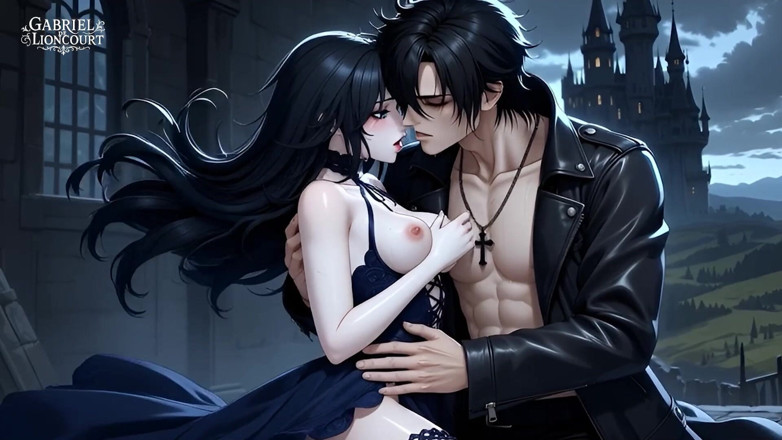 Gabriel de Lioncourt AI: Vampire Gothic Fantasi 1 - Hentai Ai Dihasilkan