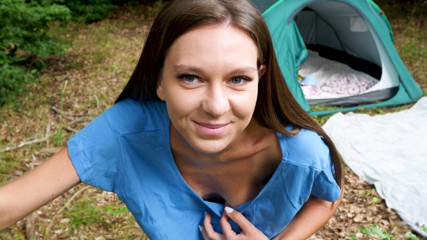 Peaches and Bananas: Show me your tits Viks. Ukrainian teen refugee Viks boobs...