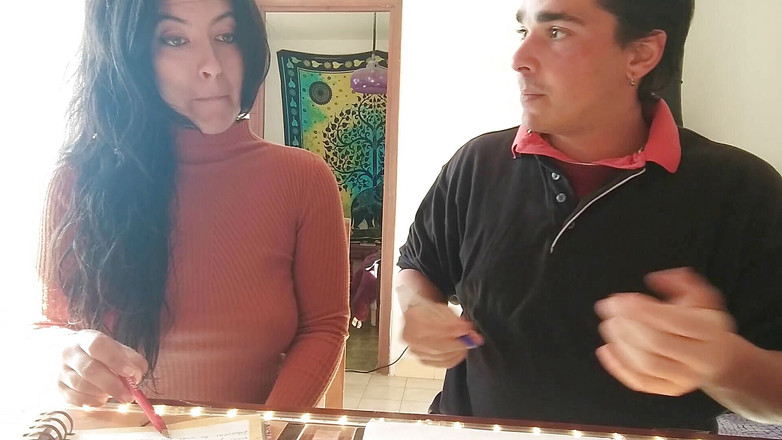 DragonGalaxy11: Horny teen student has sex with teacher