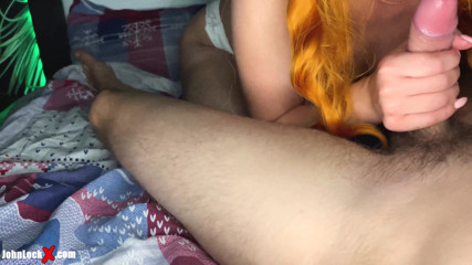Kiara Hills: POV sexy přítelkyně smyslné sání a jízda na péru - domácí