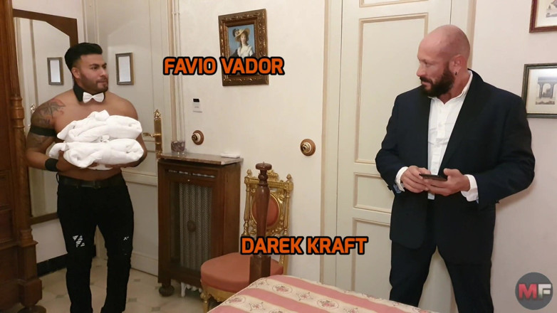Macho factory: When Derek Checks Into the Very Posh Royal Rooms Hotel,...