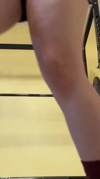 Mông sin chặt chân ngày ngồi xổm và deadlifts powerlifting barbell workout