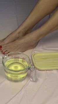 Golden Shower. Foot Fetish and Food Games