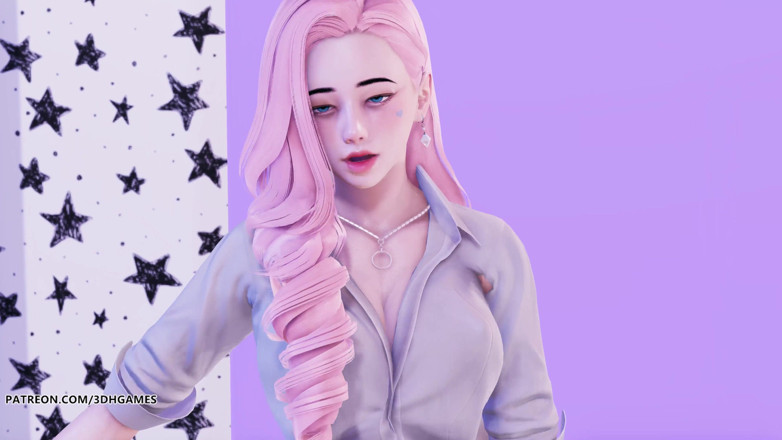 3D-Hentai Games: [MMD] AOA - Exuse меня Seraphine, сексуальный танец kpop 4K лига легенд KDA, корейский танец