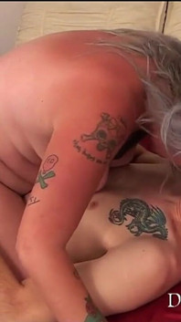 Desperate Amateurs Lucien and Helena Hot Lesbian Action While Indica Gets Her Tight Pussy Pounded Hard by Big White Cock