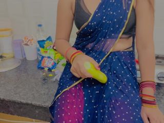 Indian Mahi: &quot;Ma belle-sœur, pourquoi ajoutez-vous un concombre, insérez ma bite, ma...