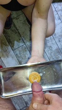 Got Milk? Cookie and Cum - Cum on Food