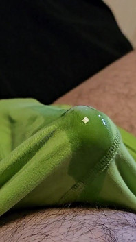 Cum in My Green Boxers!