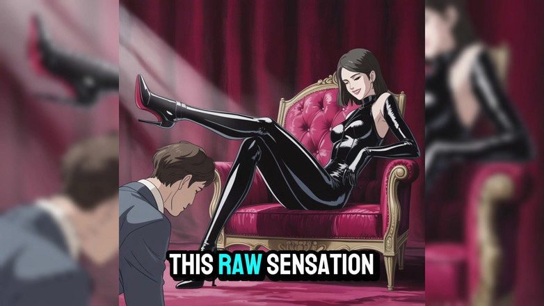 Angular Dominique: Herrin's Command: Edge &amp; slap control game (männliche unterwerfung)