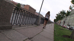 European fresh porn: Perra de piernas largas llega para un casting anal