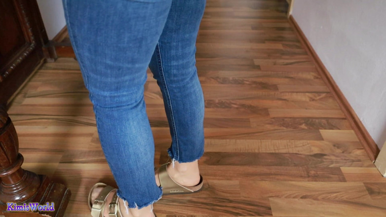 KimisWorld: Birkis Asmr - Sandals Dragging &amp; Sliding on Wooden Floor